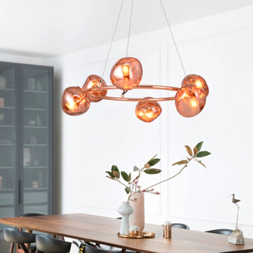 Nordic LED Creative Living Room Chandelier Lighting Modern Cafe Bar Loft Restaurant Bedroom Bedside Study Decor Light Fixtures