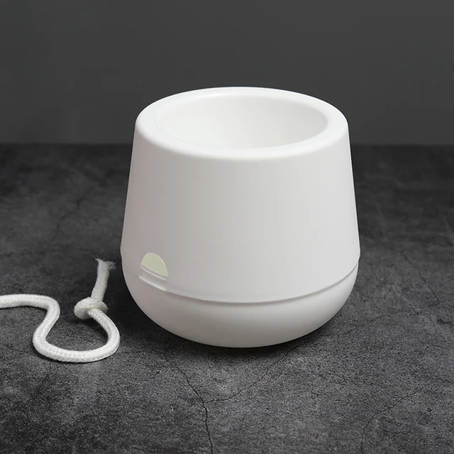 Stílusos Automatikus Vízeljorító Lusta Virág Edény Műanyag Önmagában Lévő Virágcserép Otthoni Iroda Dekoráció Tiszta Színű - Image 5