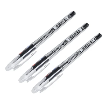 

3Pcs School Stationery 0.5mm Tip Black Eraser Ink Erasable Gel Pen