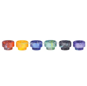 

Colorful Wide bore Resin Delrin Goon 528 drip tip for Augvape OCCULA RDA/Geekvape Blitzen RTA