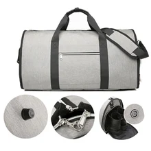 Модная многофункциональная Мужская Дорожная сумка большой емкости, водонепроницаемая дорожная сумка для костюма, сумка для хранения ручной клади с сумкой для обуви