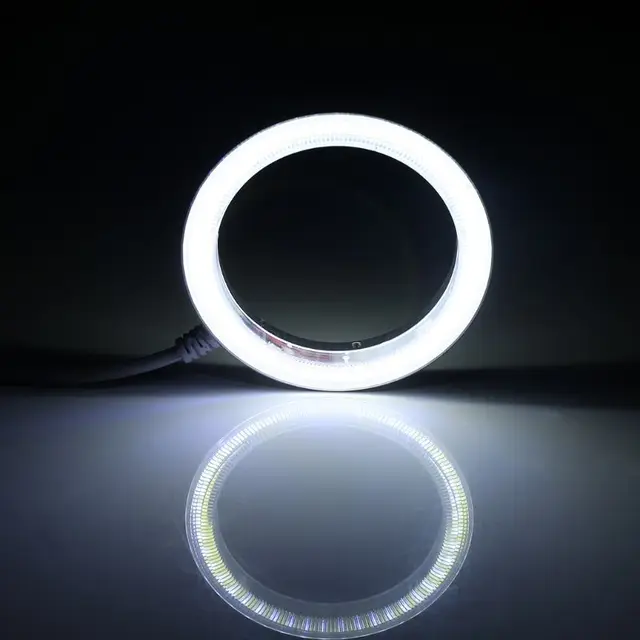 60 LED Ring Light for Microscope Brightness Adjustable STEREO ZOOM USB Plug Light Source Shadowless illuminator Lamp 5