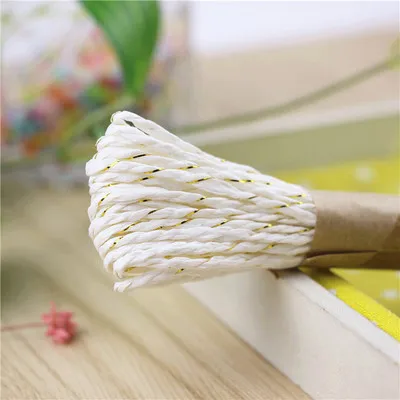 10 м красочные бумажные веревки DIY ручной работы ремесло для свадьбы торт из конфет Печенье Подарочная коробка упаковочный обмоточный Декор - Цвет: style 11