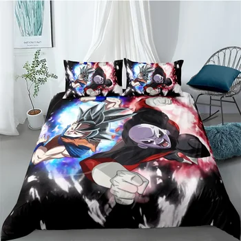 

Comic Dragon Ball Bedding Set Bedroom Decor Kids Gift Hypoallergenic Quilt Cover 1PC Duvet Cover with Pillowcase Dropship