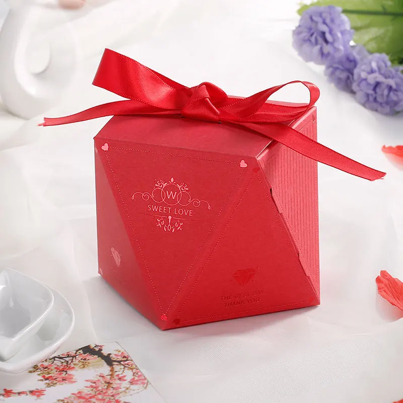 LBSISI жизнь Свадебная конфетная коробка со стразами для свадьбы, пользу симпатичная Подарочная коробка с бантом для свадебной церемонии, душ День рождения уп 30/50/100 шт - Цвет: Style20