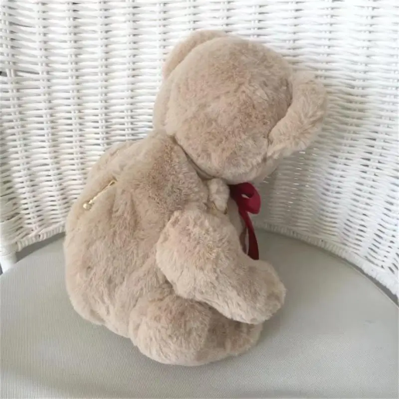 Милый мультфильм лук жемчужная цепь медведь bao кошелек сумка для девушки подарок на день рождения