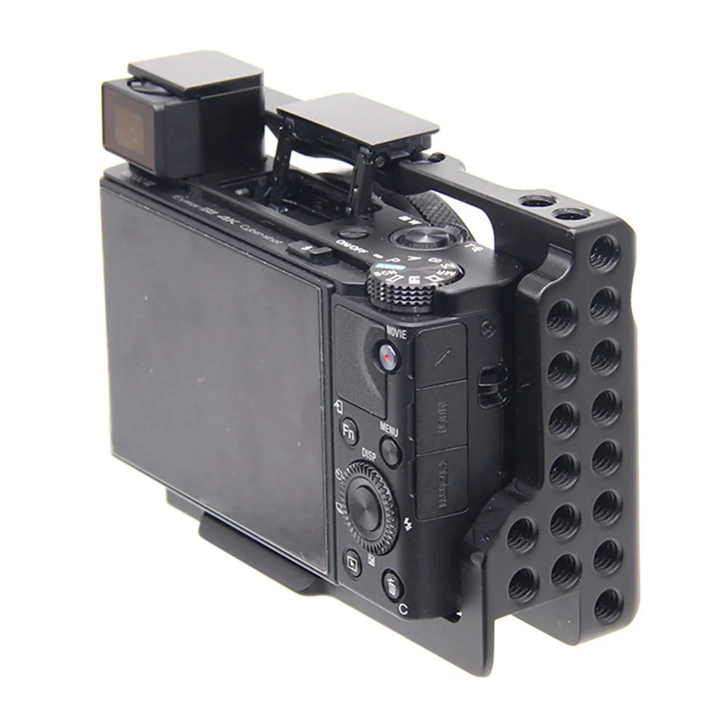 Клетка для камеры sony RX100 M7 VII 7 Алюминиевый сплав Защитная крышка с 1/4 резьбовыми отверстиями