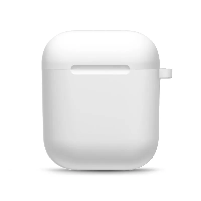 White Силиконовый чехол для Apple Airpods противоударный чехол для Apple гарнитура для Airpods чехол s ультра тонкий Air Pods защитный чехол Аксессуары - Цвет: White
