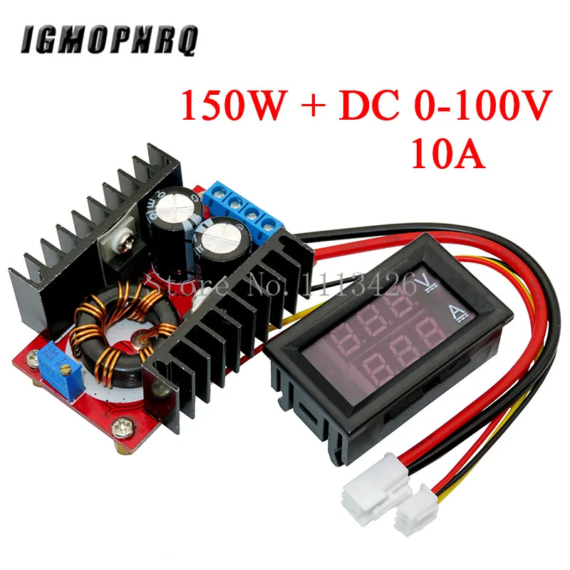 Buck Converter Step Down Module Digital Voltmeter Ammeter Power Supply Module DC 9A 300W 150W Boost Converter Step Down Buck Converter Power module