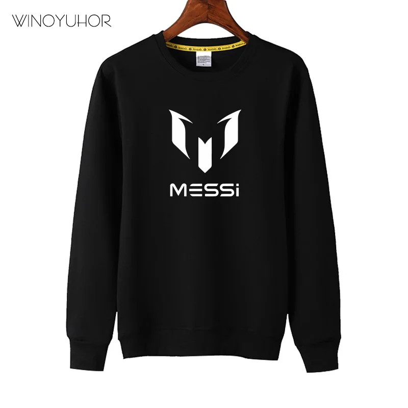 Детские свитшоты Messi с надписью и логотипом для мальчиков девочек Осенние
