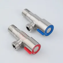 Натуральный продукт 304 нержавеющая сталь толстый горячей и холодной воды треугольный клапан напрямую от производителя продажи