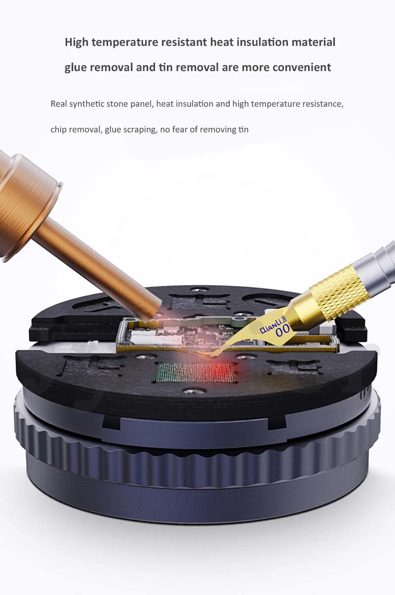 QianLi iPinch Universal PCB Turntable Holder Motherboard Maintenace Fixture For iPhone/Samsung Phone Logic Board Repair Tools 6 06