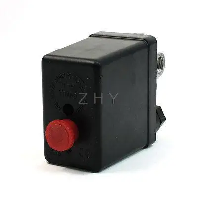 

AC240V 15A 175PSI 12 Bar 4 Ports Air Compressor Pressure Switch Control Valve