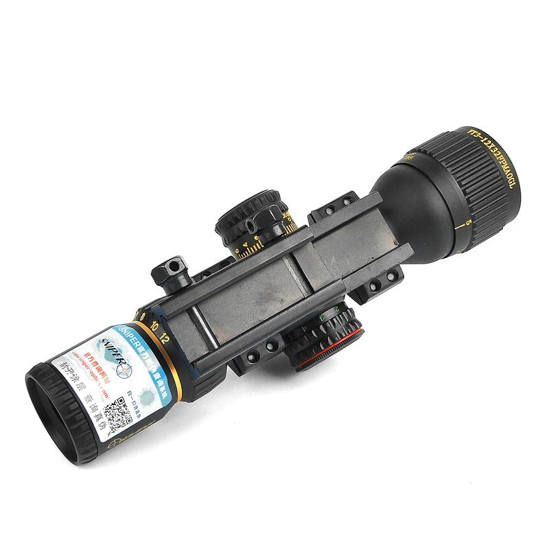 Снайпер VT 3-12X32 компактный первый фокальный самолет Охотничья винтовка прицел стекло травленая сетка тактический оптический прицел оптические прицелы