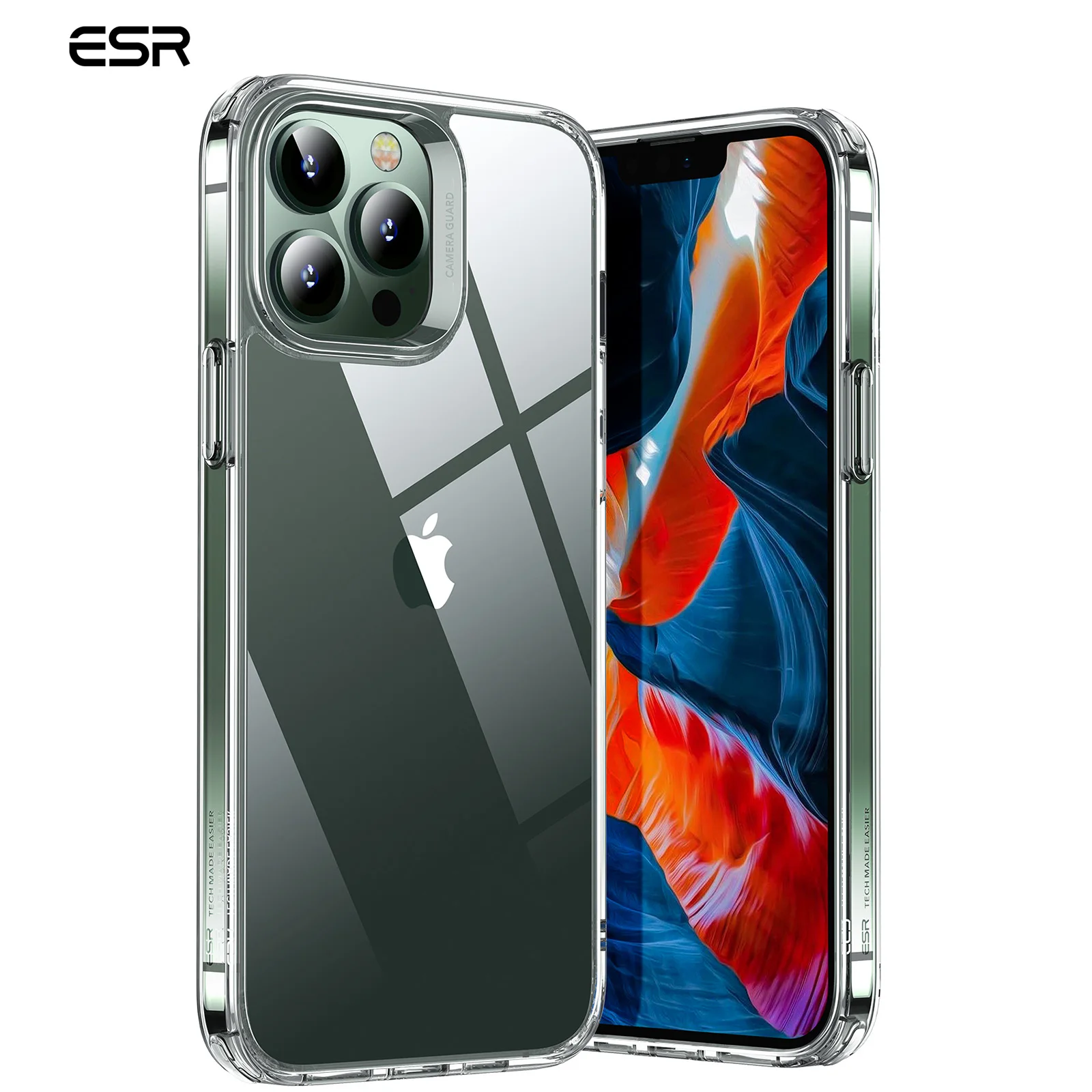 ESR hielo escudo y cristal trasero de TPU caso para Apple iPhone 11 Pro-clear 
