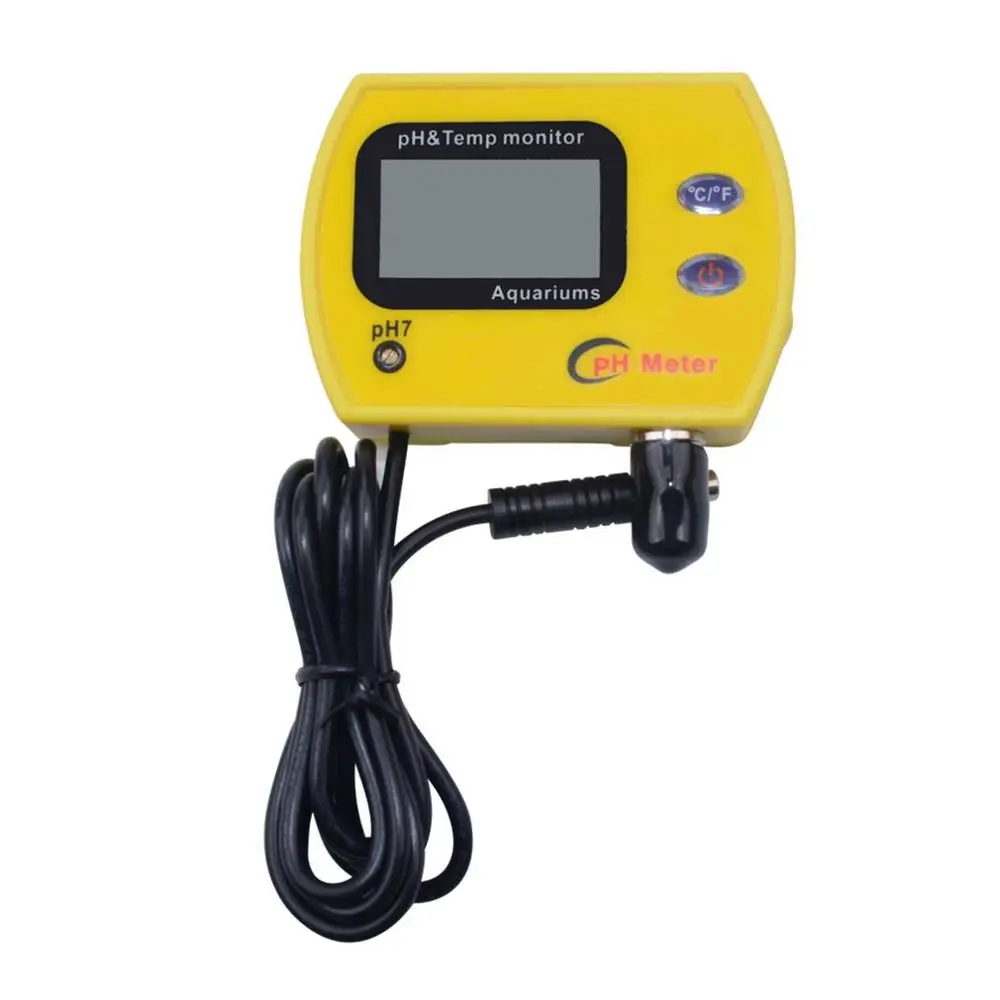 

PH Meter with Backlight Water Quality Tester Durable Acidimeter Tool Temp Monitor for Aquarium Swim Pool Water