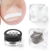 Коррекционный фиксатор проволоки для пальцев ног, отличный прочный пластик, нержавеющая сталь, лечение вросшего паранихиа, восстановление