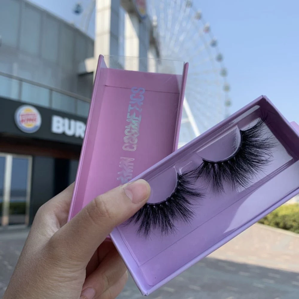 wholesale 100pcs mink lahses round false eyelashes box Custom your own logo Tailor-made for small wholesale customers UPS/DHL 4