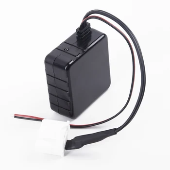 

1pc AUX Cable Adapter ABS Black Car Auto Bluetooth Wireless Audio 12V Equipment