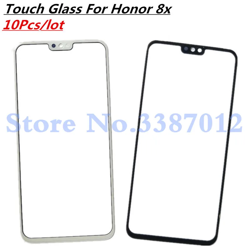 10Pcs/lot Touch Panel Replacement For Huawei Honor 8X LCD Front Outer Screen Glass Lens | Мобильные телефоны и аксессуары