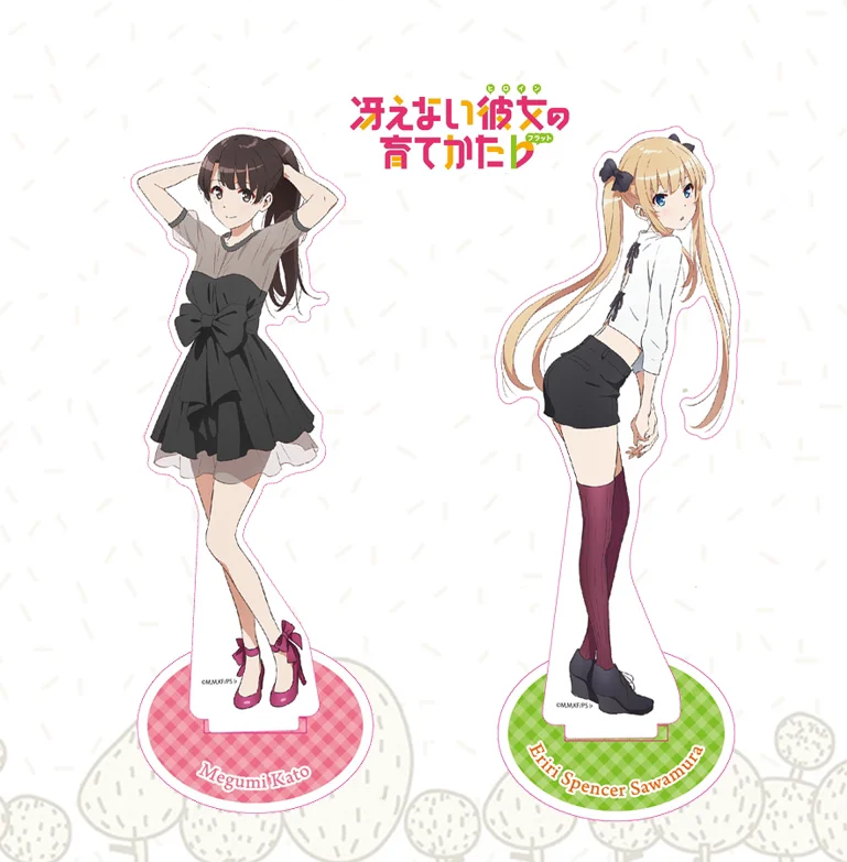 

Anime Saekano: How to Raise a Boring Girlfriend Katou Megumi Sawamura Spencer Eriri Acrylic Stand Figure Model Plate Decor Gift