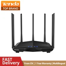 Tenda AC11 Router AC1200 Gigabit 2.4G 5.0GHz Dual-Band 1167Mbps Wireless Router Wifi Repeater With 5 High Gain Antennas Wider