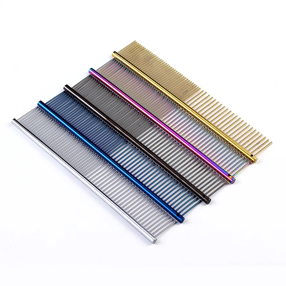 

Stainless Steel Pet Comb Trim Tools Pet Dog Comb Cat Brush Grooming Hair Pets Brush Dog Accessories Cleaning Brush Hair Removal