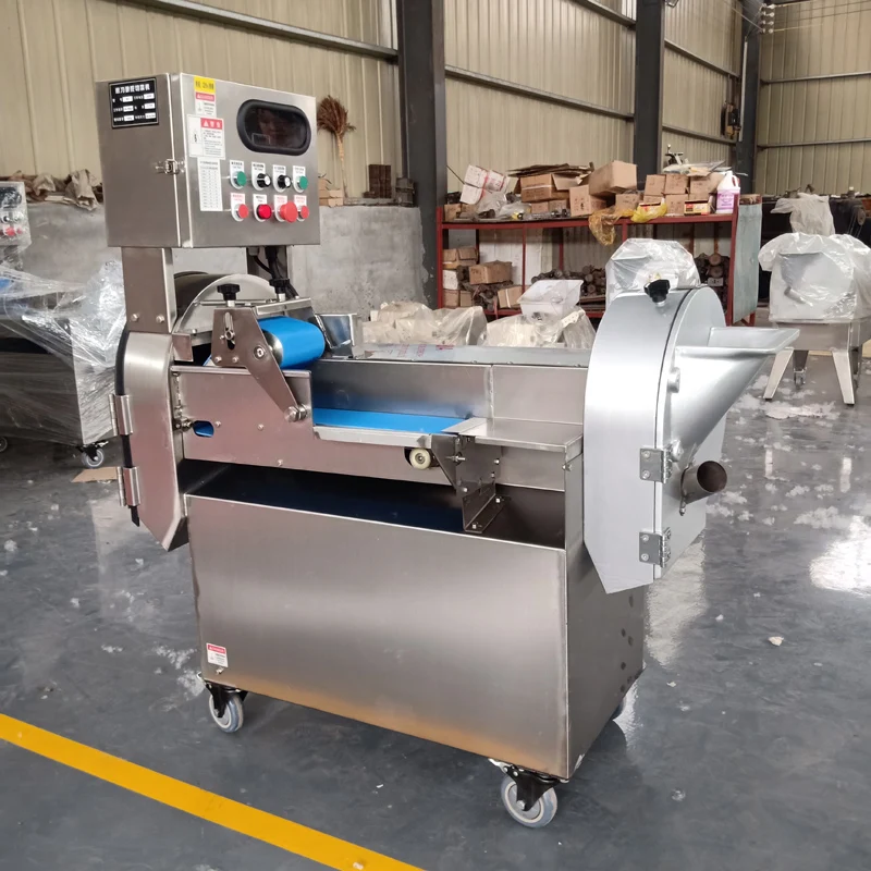 

220V 110V Automatic Vegetable Dicer Cube Cutter Potato Dicing Chipper Machine Fruit Processing Slicer For Sale