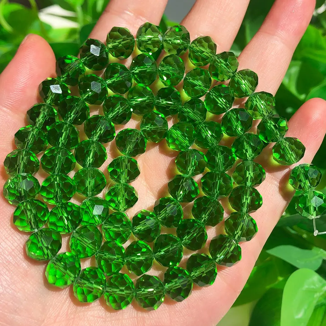 Faceted Rondelle Beads 6 8 10 12mm Czech Crystal Glass Round Loose Spacer  Beads For Diy Jewelry Making Supplies Crafts Beads - AliExpress