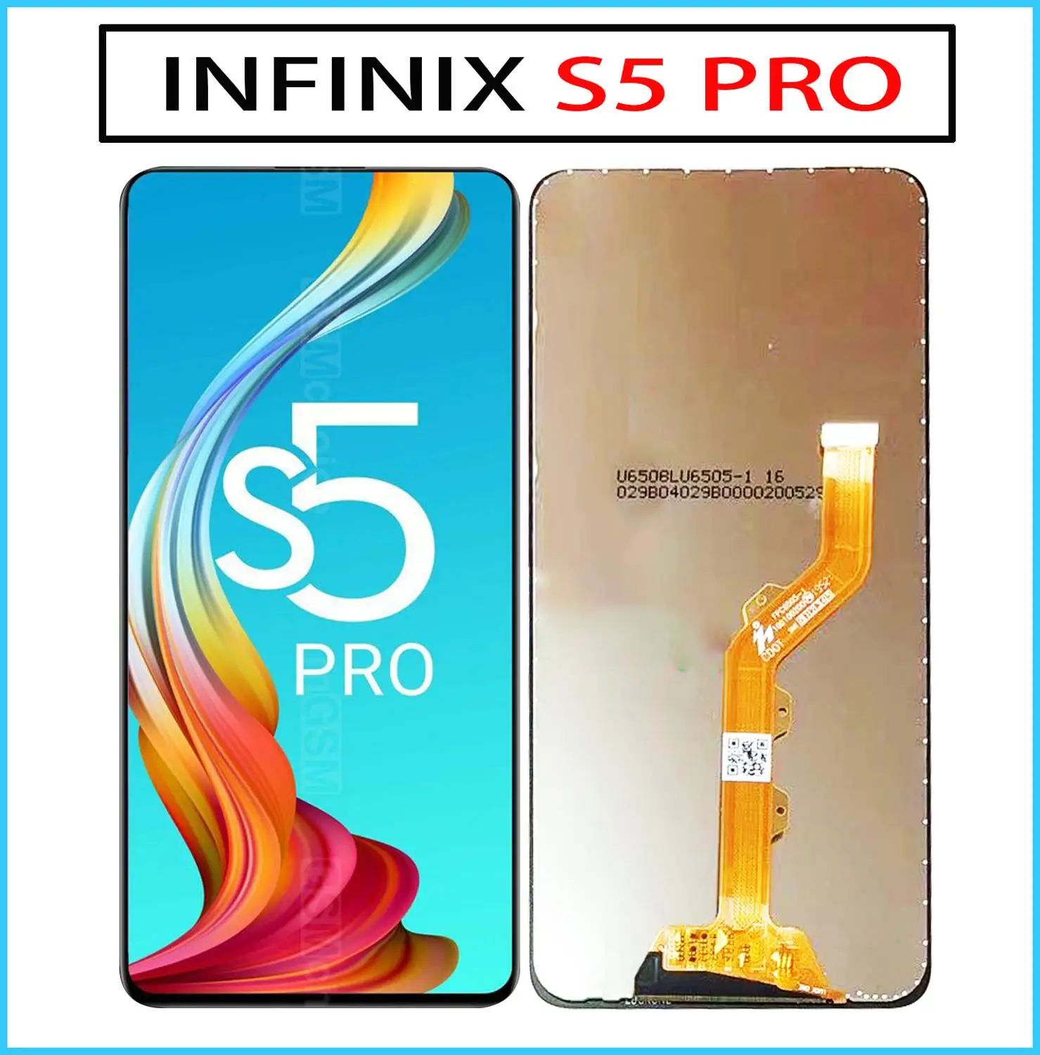 Новый ЖК дисплей 6 53 дюйма для infinix s5 pro x660 x660B + цифровой преобразователь