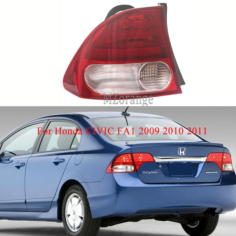 

MIZIAUTO 1PCS Rear Tail Light outer side for Honda CIVIC FA1 2009 2010 2011 Rear Bumper Light Brake Light Tail Stop Lamp