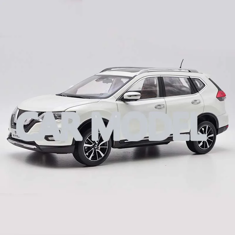 1:18 Масштаб сплав игрушечный транспорт nisang X-TRAIL модель автомобиля SUV детская Игрушечная машина Оригинальные подлинные детские игрушки - Цвет: Белый
