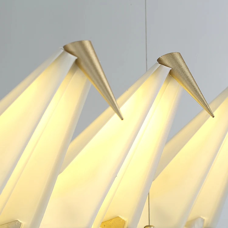Wholesale Home Living Room Luxury Inside Brass Acrylic Bird Unique Led Standing Gold Decorative Modern Floor Lamp For Hotel