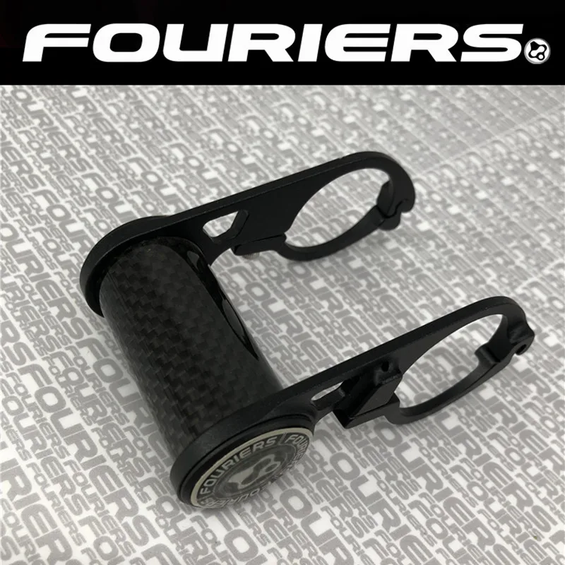 FOURIERS крепление на руль, HA-S002, компьютерная вешалка, полностью Изготовленная с ЧПУ, углеродная трубка, 31,8 мм, 34,9 мм, велосипедная часть