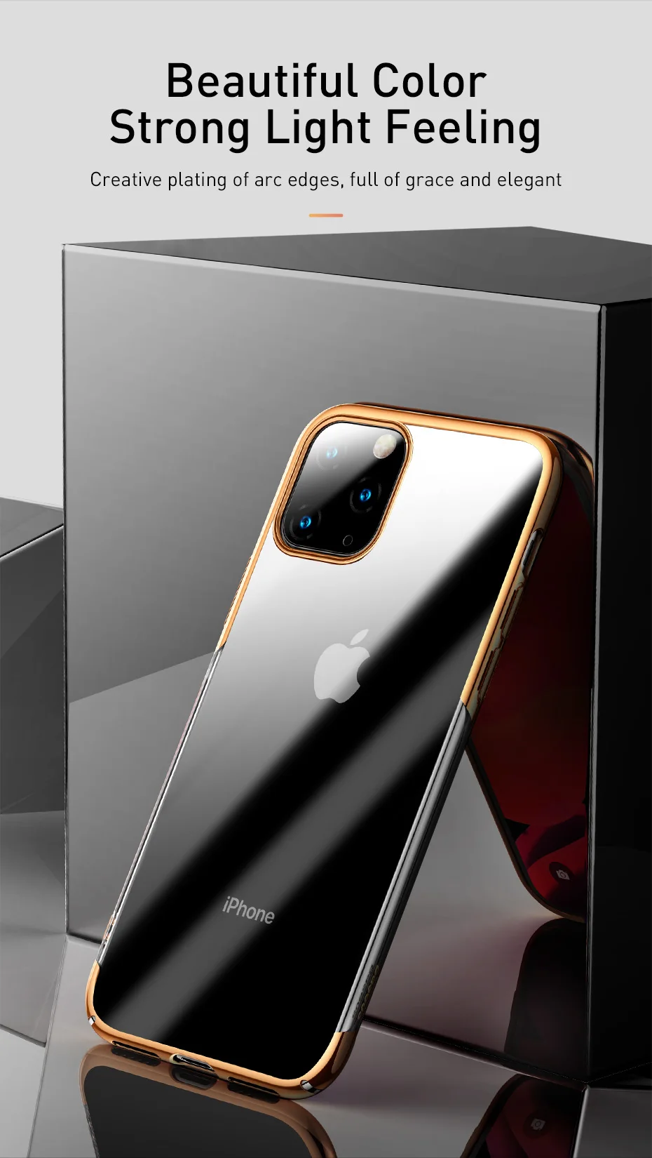 Baseus, роскошный чехол с покрытием для iPhone 11 Pro Max, чехол из жесткого поликарбоната, задняя крышка для iPhone XI XIR XS MAX, защитный чехол Couqe Fundas