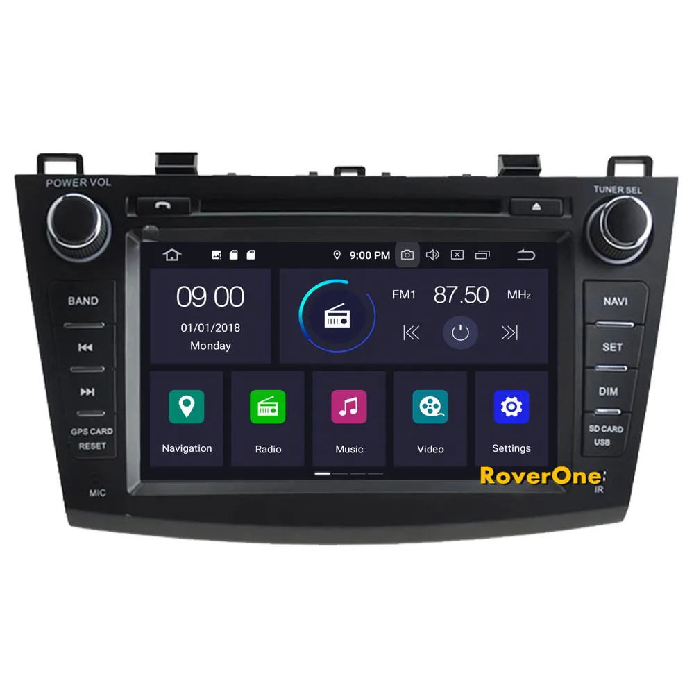 Top RoverOne Car Multimedia Player For Mazda 3 Mazda3 2010 2011 2012 2013 Android 9.0 4G+64G DVD Radio Stereo Bluetooth GPS HeadUnit 12 Top RoverOne Car Multimedia Player For Mazda 3 Mazda3 2010 2011 2012 2013 Android 9.0 4G+64G DVD Radio Stereo Bluetooth GPS HeadUnit 12