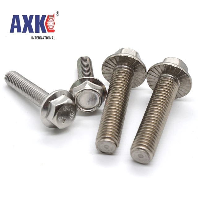 Viti Flangiate M6 Esagonali Acciaio Inox 304 - 10 Pezzi, Con Rondella Integrata, Varie Lunghezze - Foto 11