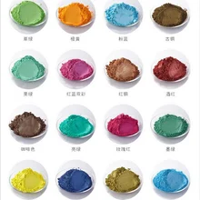 40 цветов 10 г дополнительно перламутровый порошок пигмент Автомобильная Краска Лак для ногтей слюда блеск для ногтей жемчужная пудра краска мыло пигмент