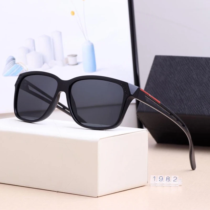 

POLICE Brand Designer New Polarized Sunglasses Men 2019 Fashion Male Eyewear Rectangular SunGlasses Travel Fishing Oculos Box