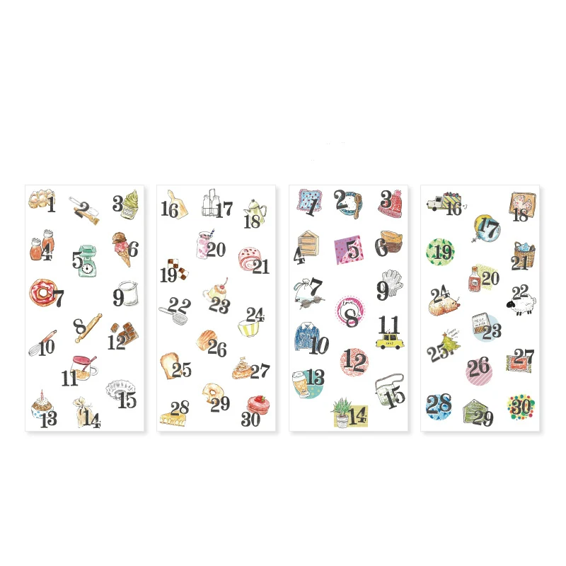 15 Mr. paper 24 дизайна 4 шт./лот на основе Sketchbook Deco Наклейки из бумаги васи Скрапбукинг пули журнал популярный деко постельное белье наклейки - Цвет: 15