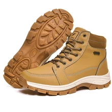 Уличные Ботинки martin; Мужская водонепроницаемая походная обувь; теплая плюшевая зимняя обувь; мужские тактические армейские ботинки; обувь для альпинизма и кемпинга
