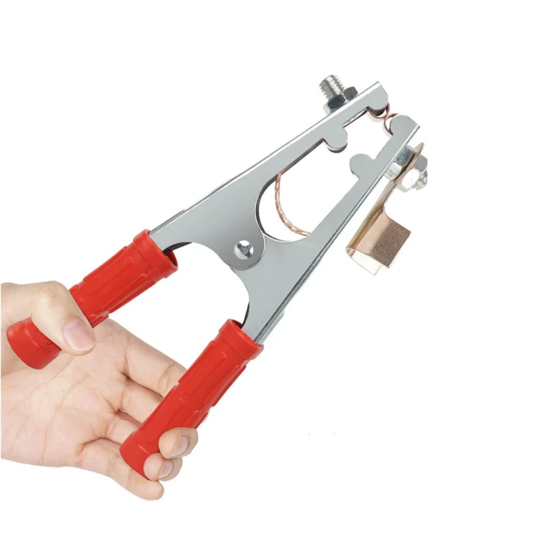 Electrode Holders Welding Handy Style 500A Weld Clamp ESAB Arc Welding For Tools Holders Soldering Supplies Ground Clamp E12120 welding electrode holder welding earth clamp