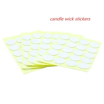 

100pcs/Pack Candle Wicks Stickers 20mm Double-sided Foam Adhesive Sticky Dots Wicks Heat Resistance DIY Candle Making