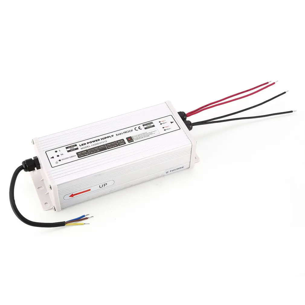 

Waterproof DC 12V 250W LED Switch Power Supply Current Volt Adaptor Lighting Transformers LED Driver Power Adapter