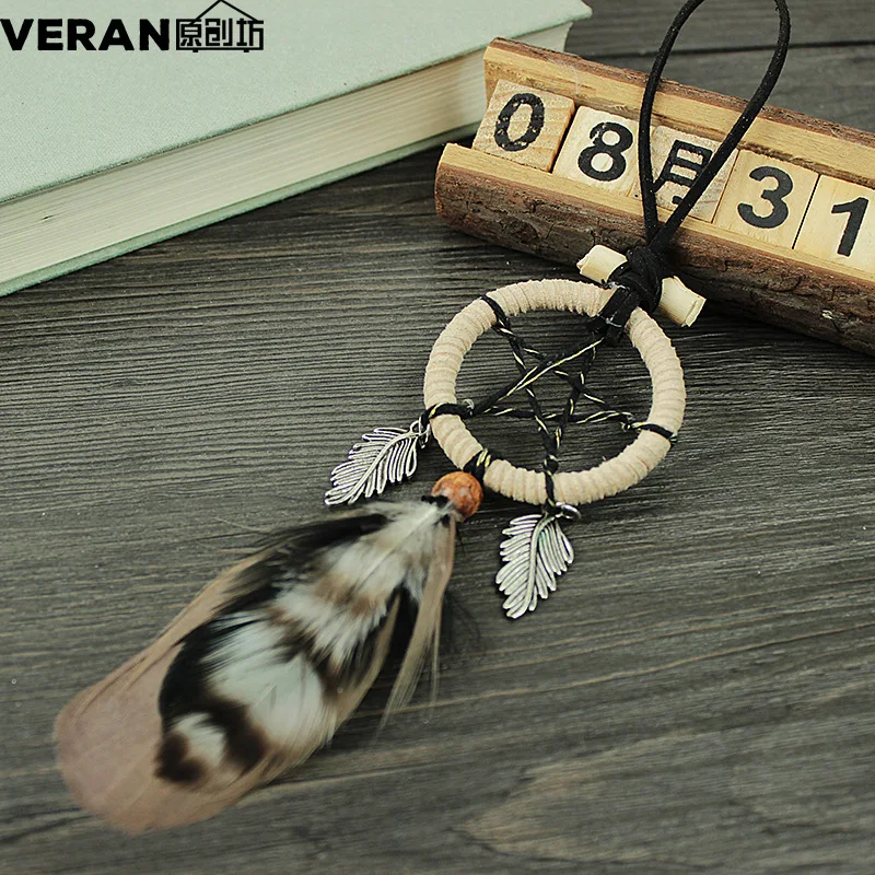 

Star Mini Dreamcatcher Automobile Hanging Ornament Creative Gifts Crafts Hanging Decoration Monternet Gift Xr081