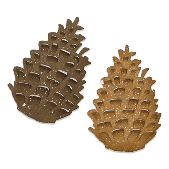 

2020 New DIY Layering Metal Cutting Dies Cuts Scrapbooking For Paper Making Pinecone Embossing Stencil Frames Card Craft Sets