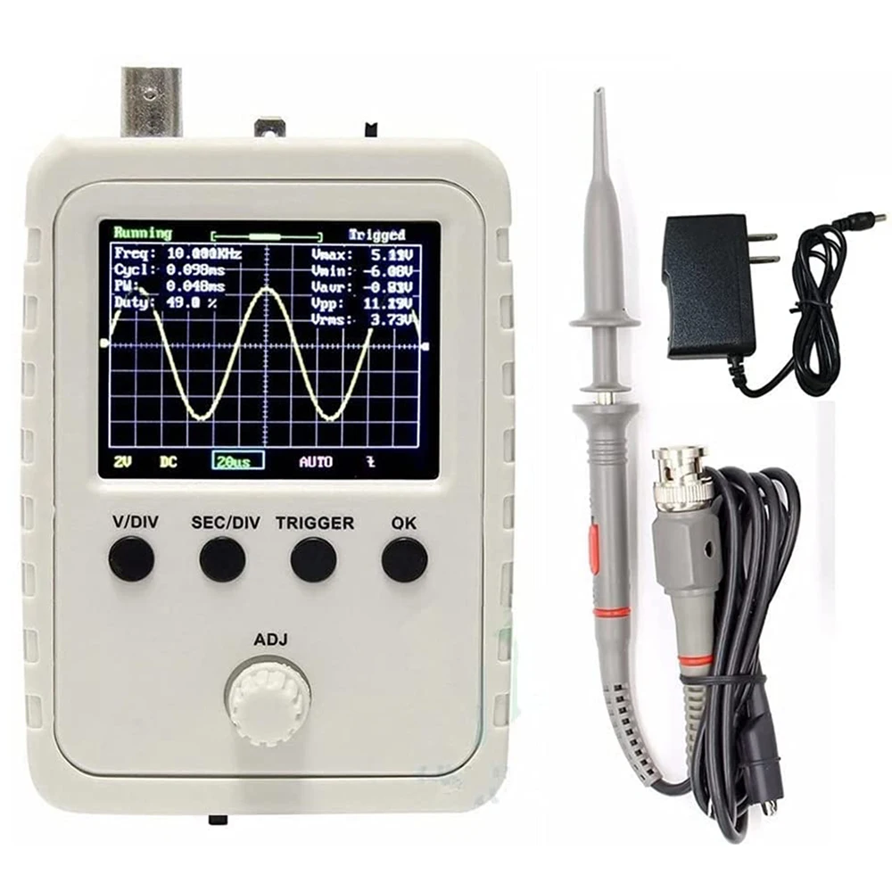 DS0150 2.4" TFT Digital Oscilloscope Kit Handheld Mini Oscilloscope With 0 200KHz Bandwidth And