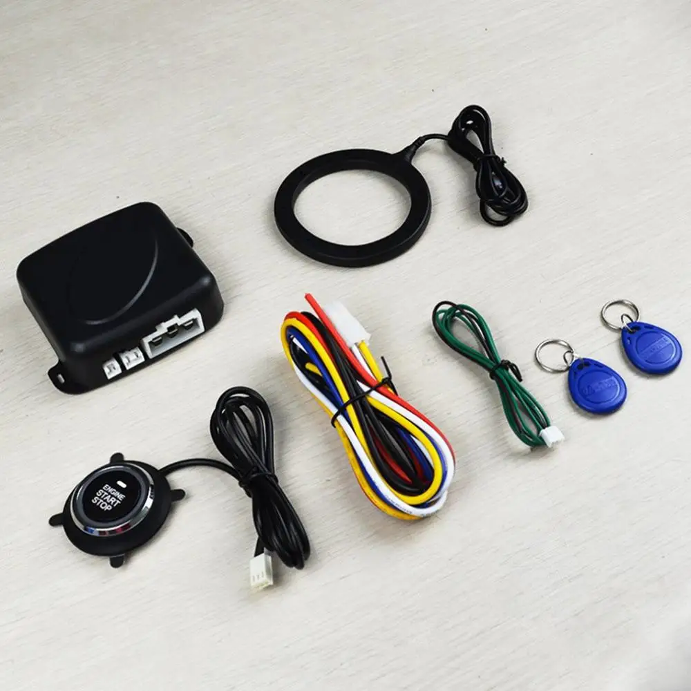 

Car Auto Alarm One Start Stop Engine Starline Push Button Rfid Lock Ignition Keyless Entry Starter Theft System