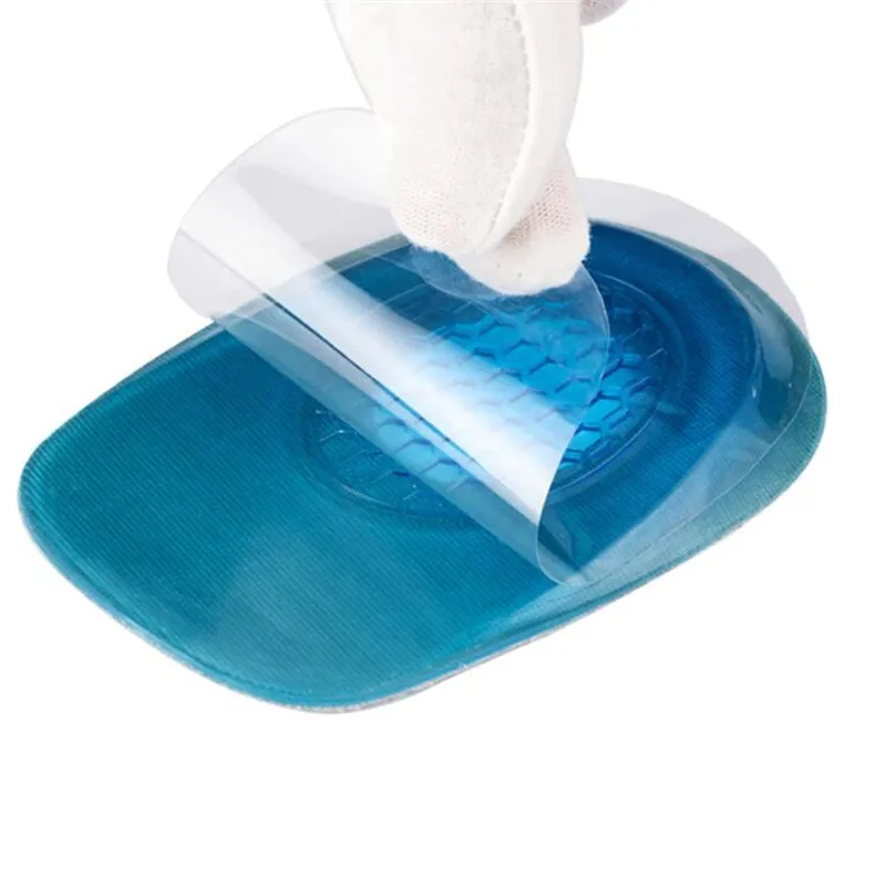 1Pair Silicone Gel orthopedic Insoles Back Pad Heel Cup for Calcaneal Pain Health Feet Care Support spur feet cushion pads Tools