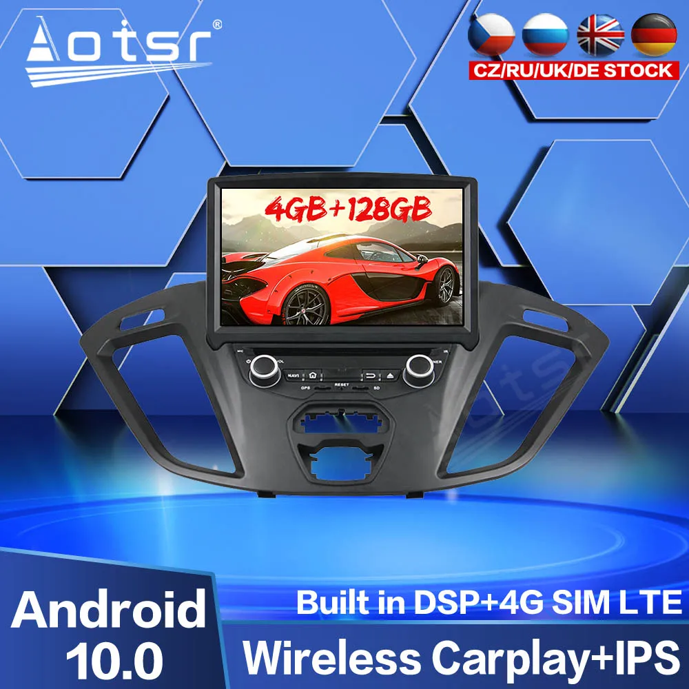 Для Ford Transit Custom 2016 2017 2018 2019 Android радио рекордер Автомобильный GPS навигатор